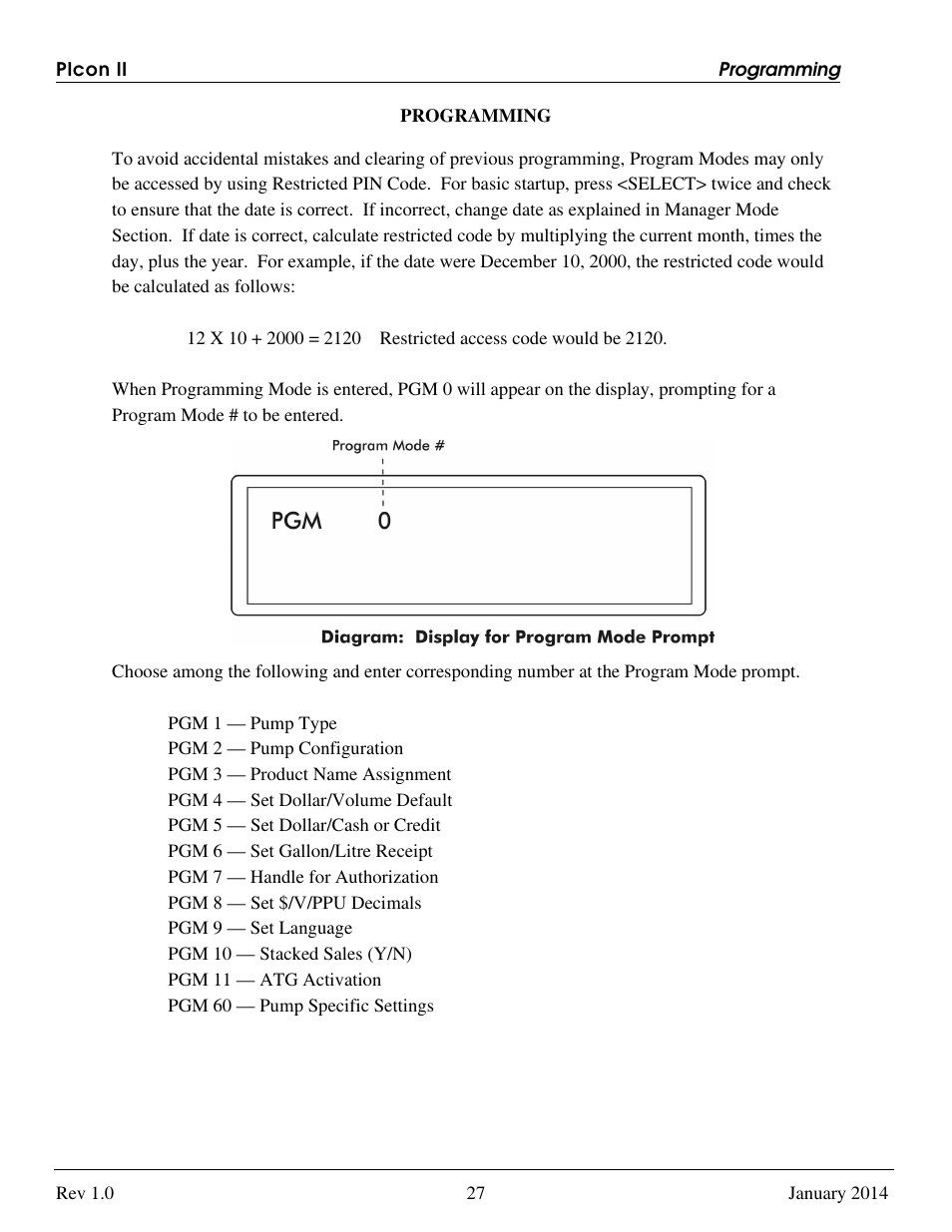 Progressive International Electronics PIcon II Console User Manual | Page 32 / 44