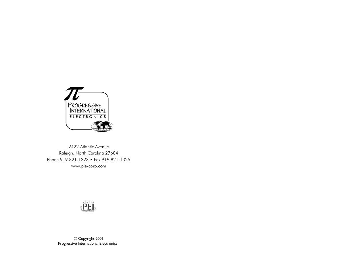 Progressive International Electronics C2000 User Manual | Page 2 / 54