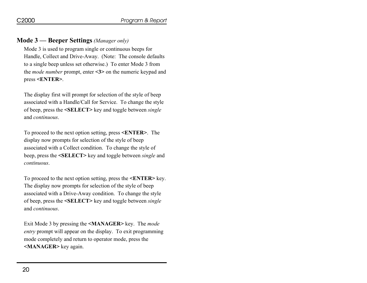 Progressive International Electronics C2000 User Manual | Page 26 / 54