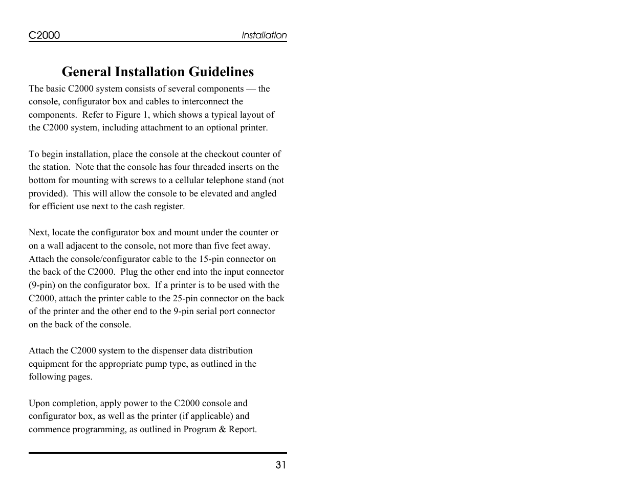 General installation guidelines | Progressive International Electronics C2000 User Manual | Page 37 / 54