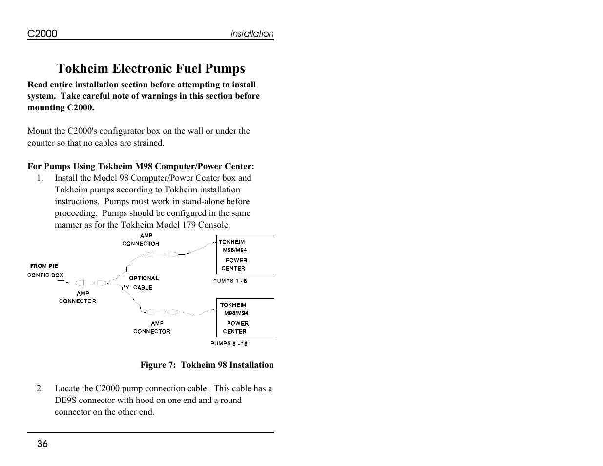 Tokheim electronic fuel pumps | Progressive International Electronics C2000 User Manual | Page 42 / 54
