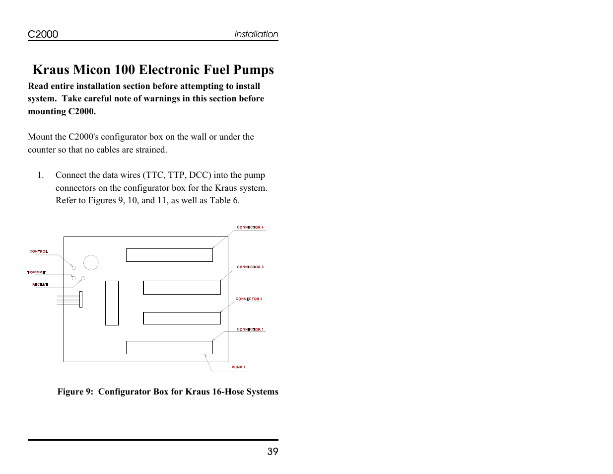 Kraus micon 100 electronic fuel pumps | Progressive International Electronics C2000 User Manual | Page 45 / 54