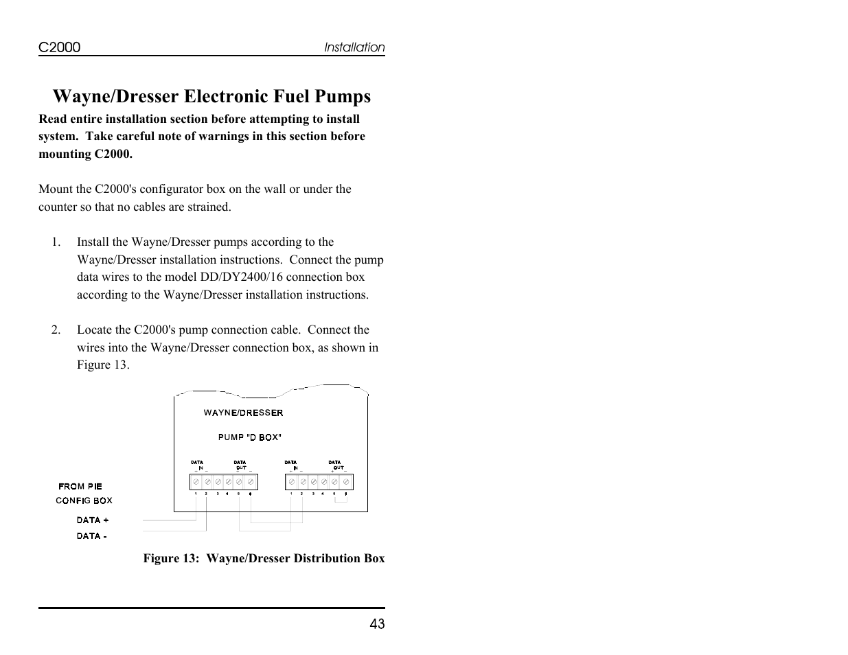 Wayne/dresser electronic fuel pumps | Progressive International Electronics C2000 User Manual | Page 49 / 54