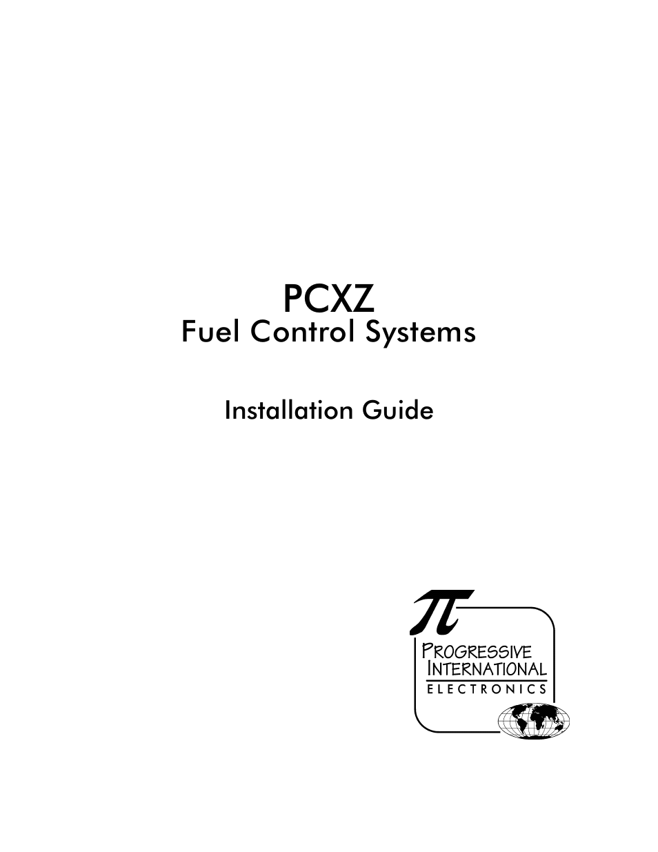 Progressive International Electronics PCXZ User Manual | 55 pages