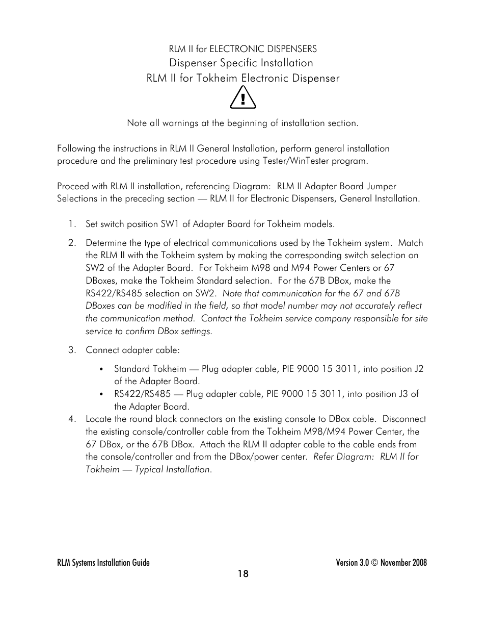 Progressive International Electronics RLM 2 User Manual | Page 24 / 42