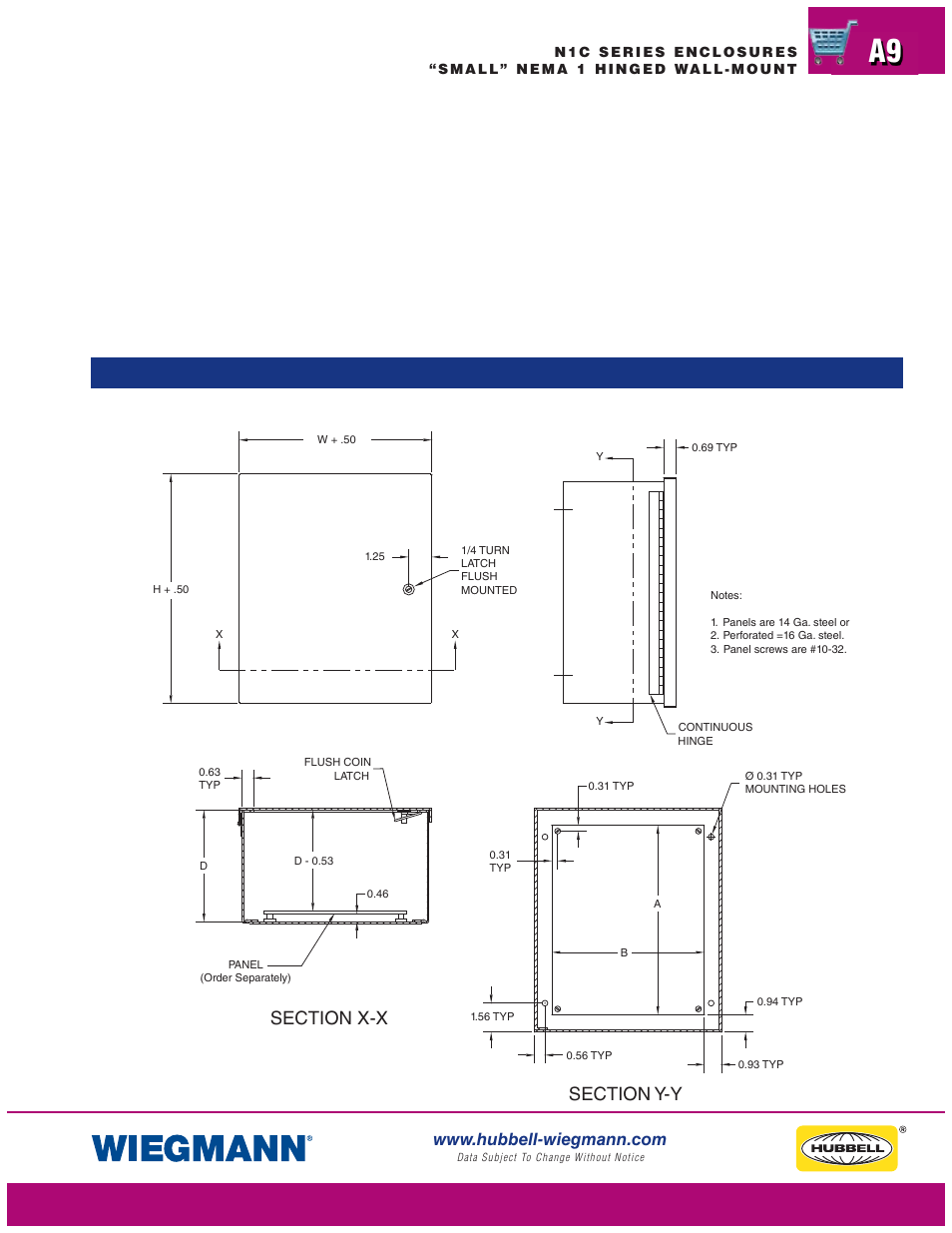 Wiegmann N1C Series User Manual | Page 9 / 14