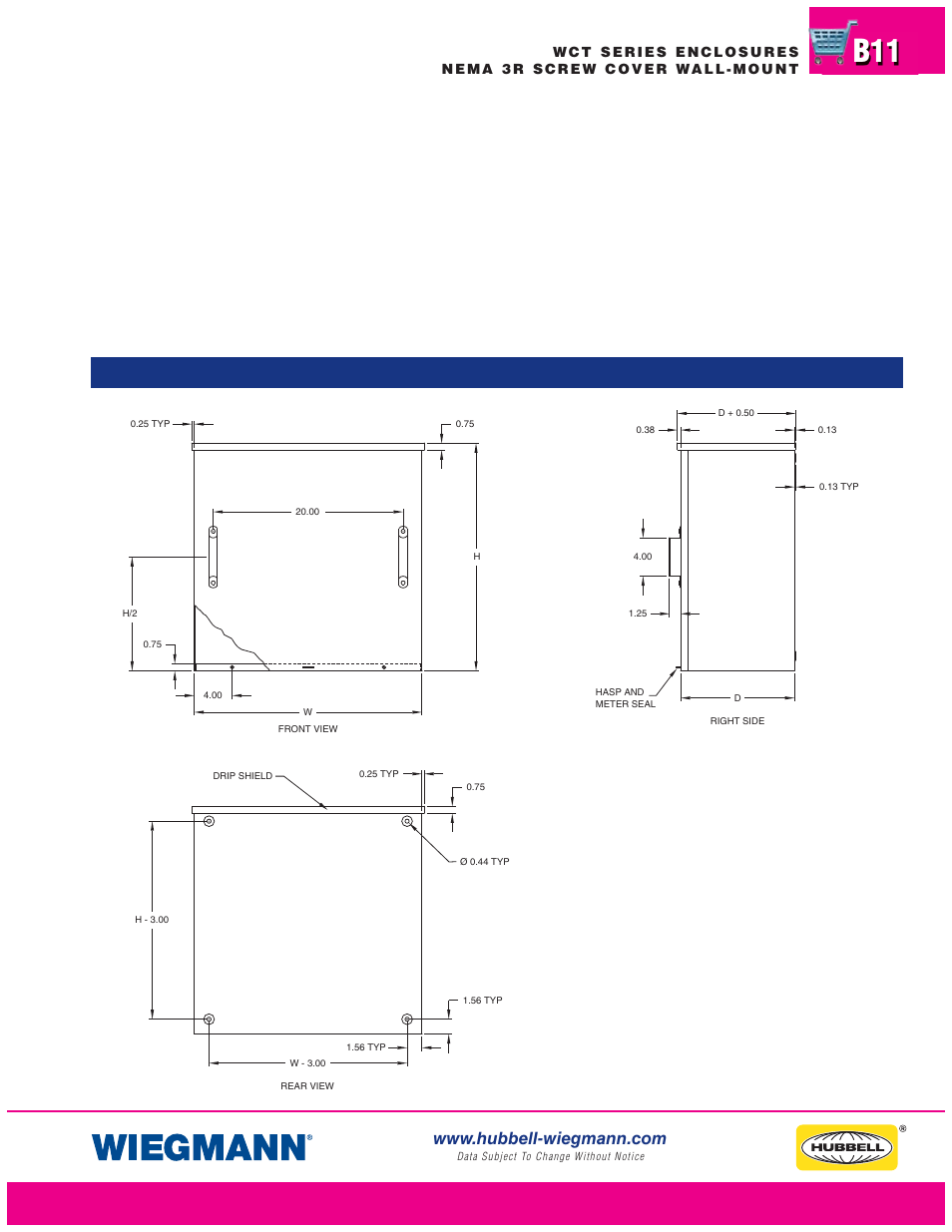Wiegmann CT Series User Manual | Page 11 / 14
