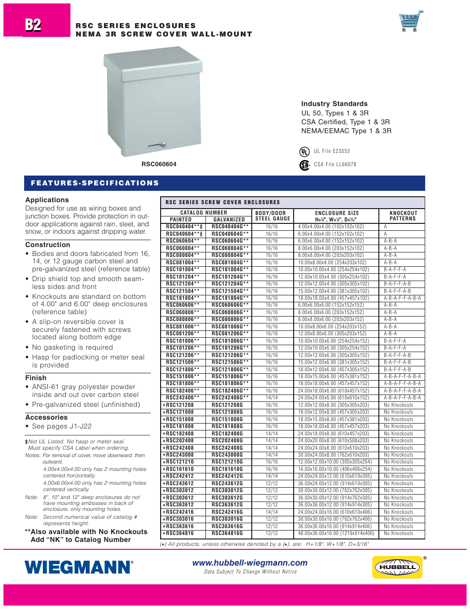 Wiegmann CT Series User Manual | Page 2 / 14