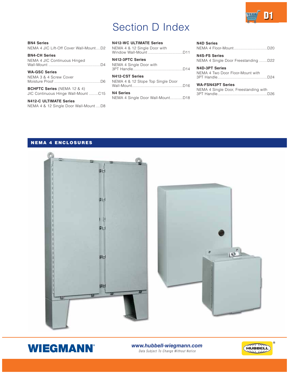 Wiegmann WA-FSN43PT Series User Manual | 28 pages