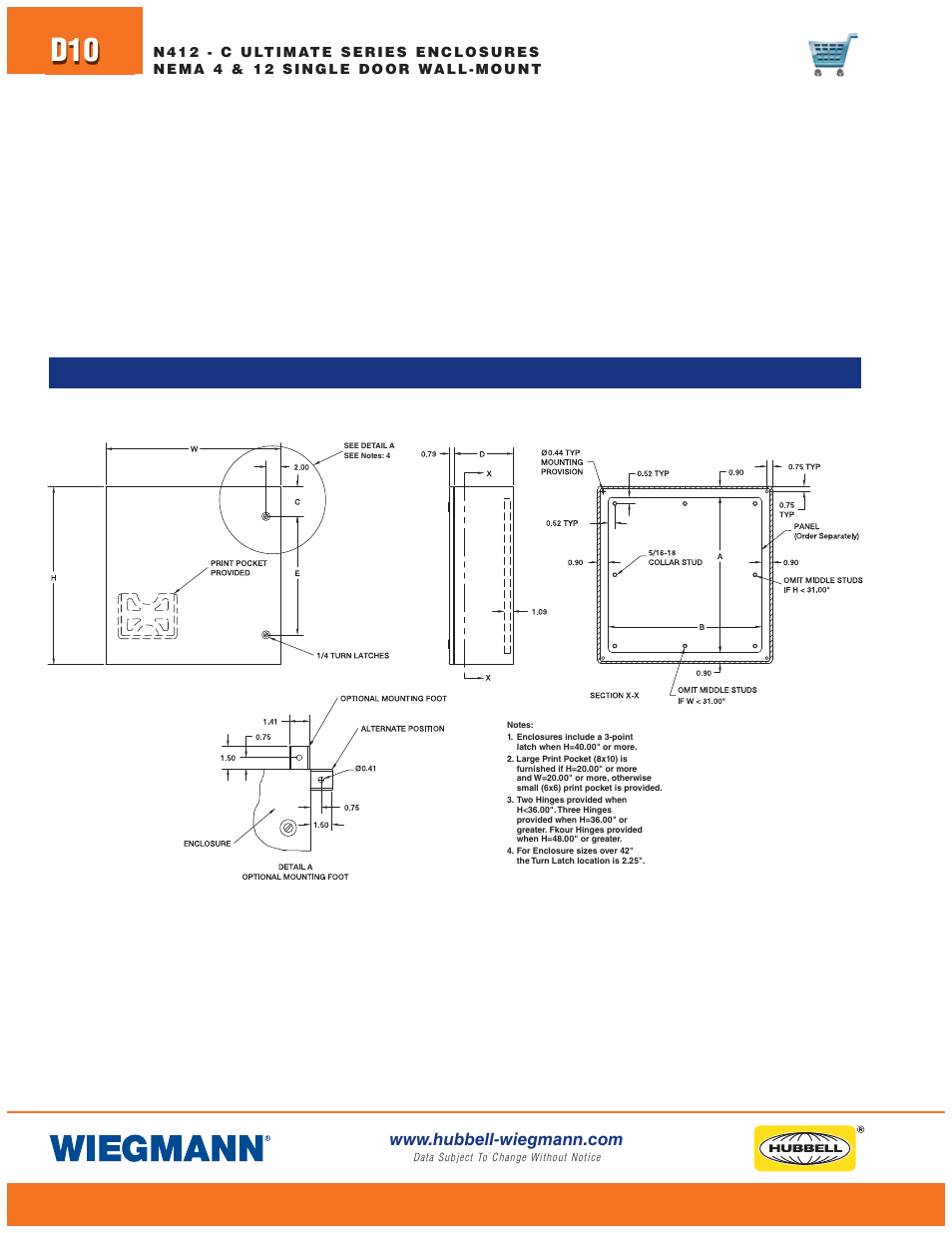 Wiegmann WA-FSN43PT Series User Manual | Page 10 / 28