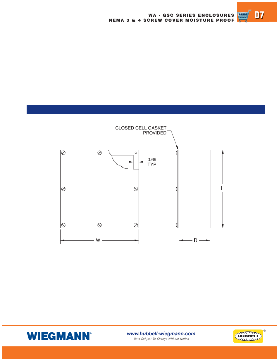 Wiegmann WA-FSN43PT Series User Manual | Page 7 / 28