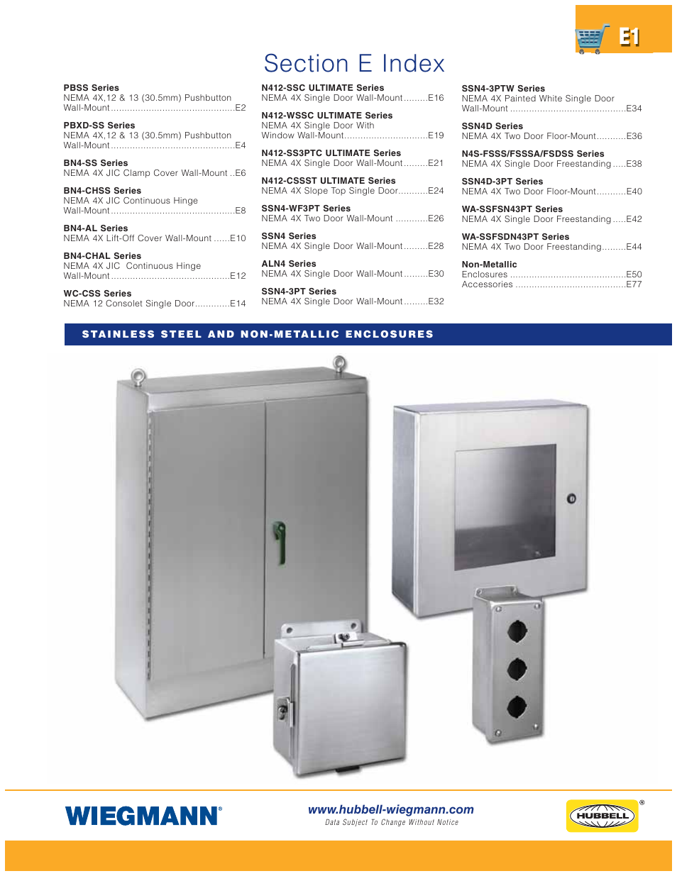 Wiegmann Non-Metallic Series User Manual | 80 pages