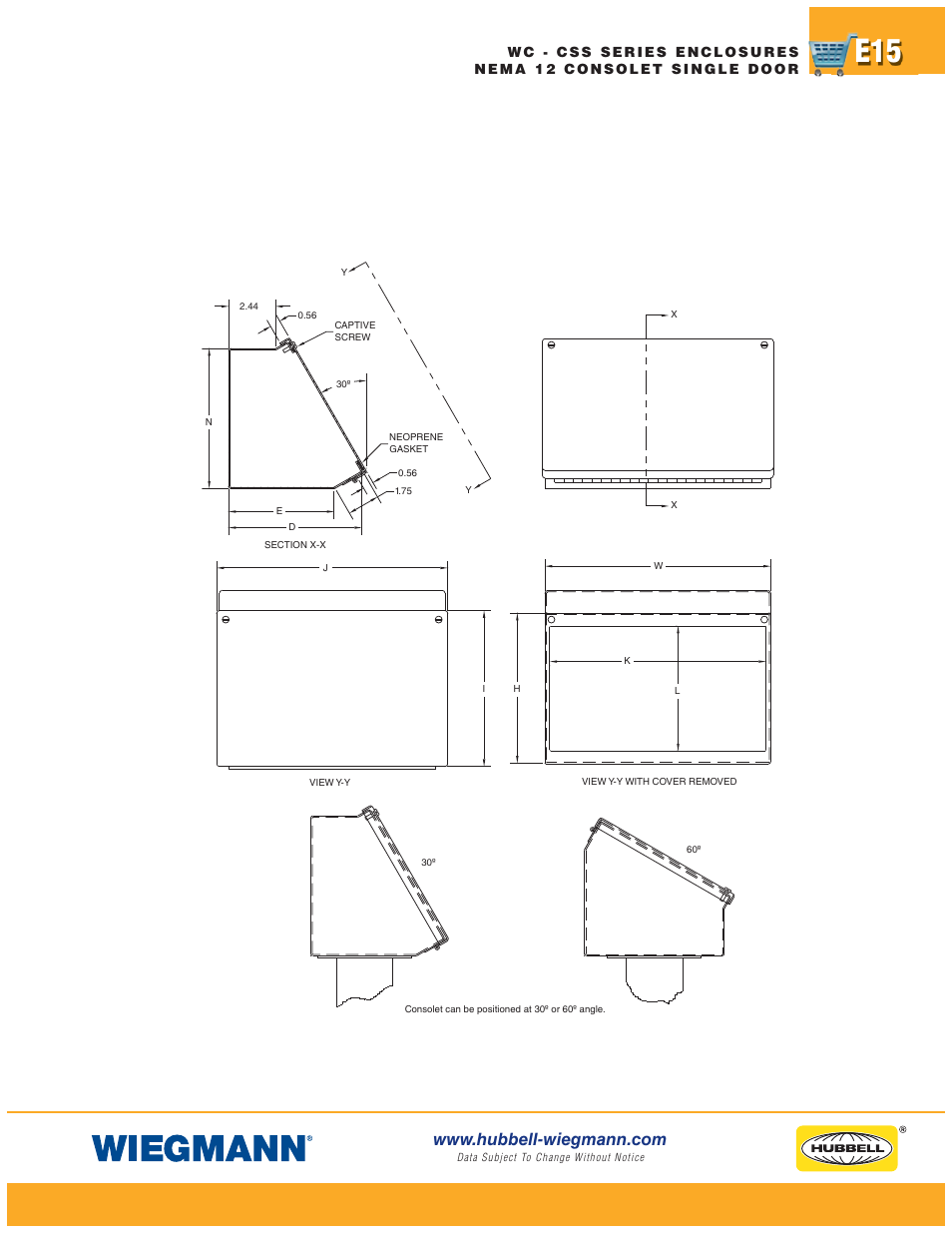 Wiegmann Non-Metallic Series User Manual | Page 15 / 80