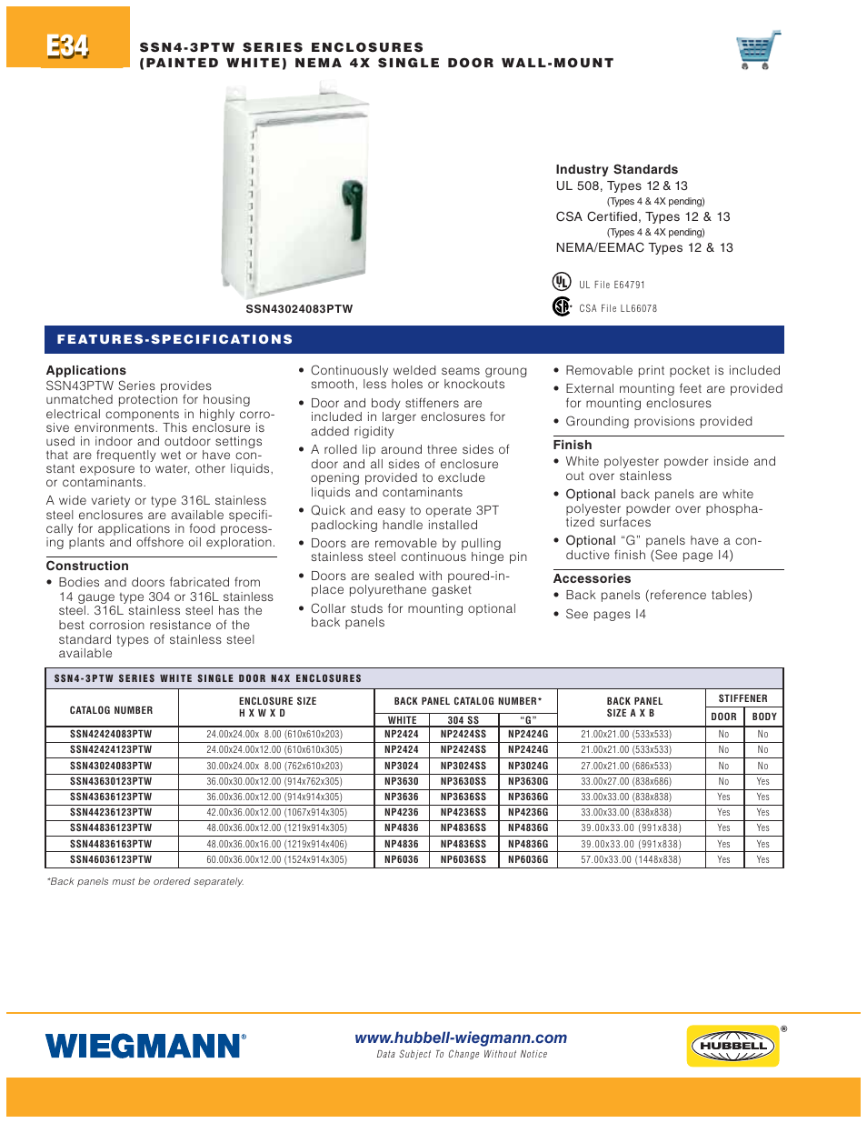 Wiegmann Non-Metallic Series User Manual | Page 34 / 80
