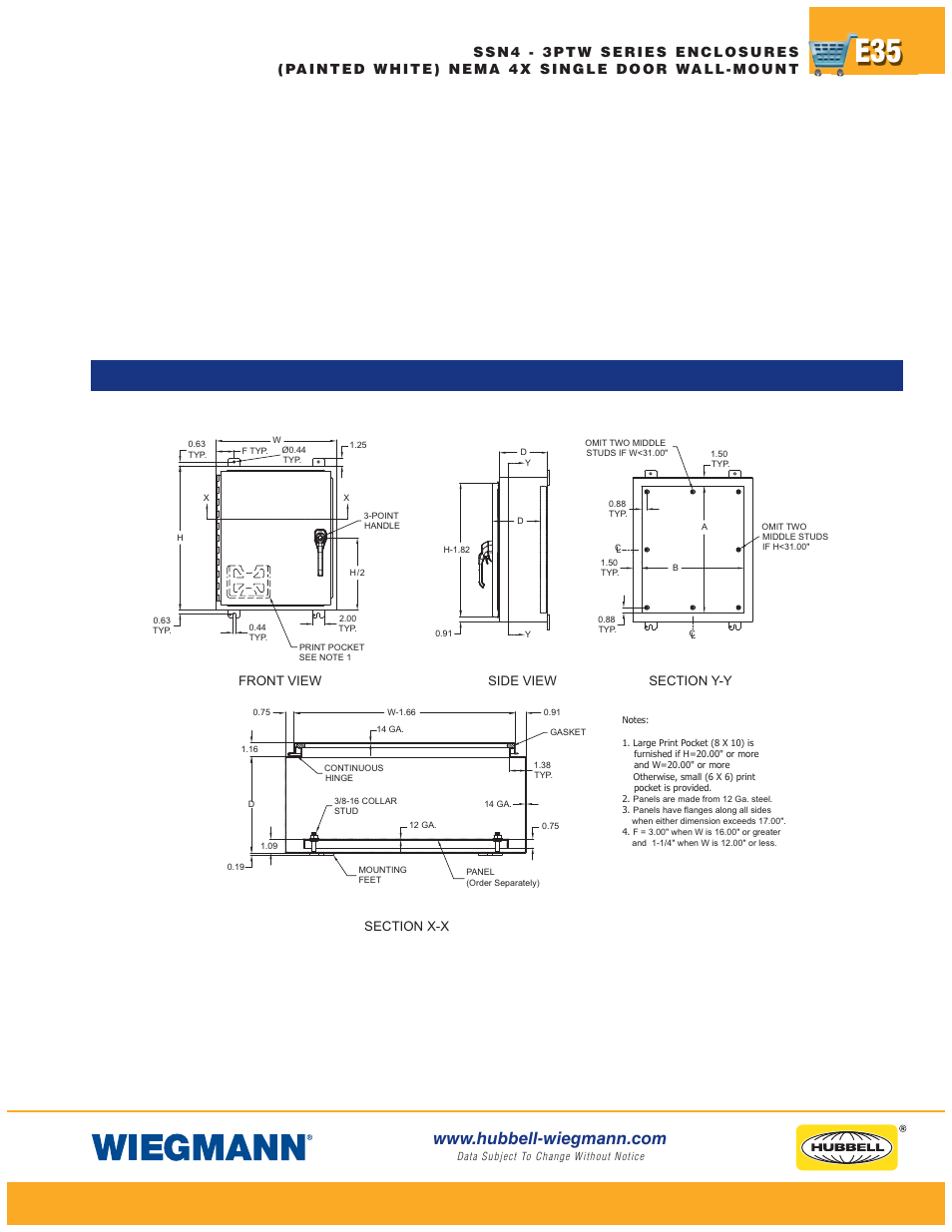 Wiegmann Non-Metallic Series User Manual | Page 35 / 80