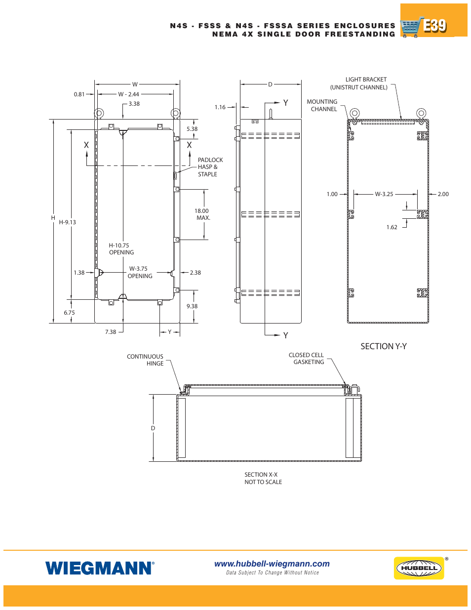 Wiegmann Non-Metallic Series User Manual | Page 39 / 80