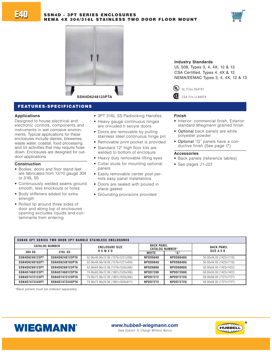 Wiegmann Non-Metallic Series User Manual | Page 40 / 80