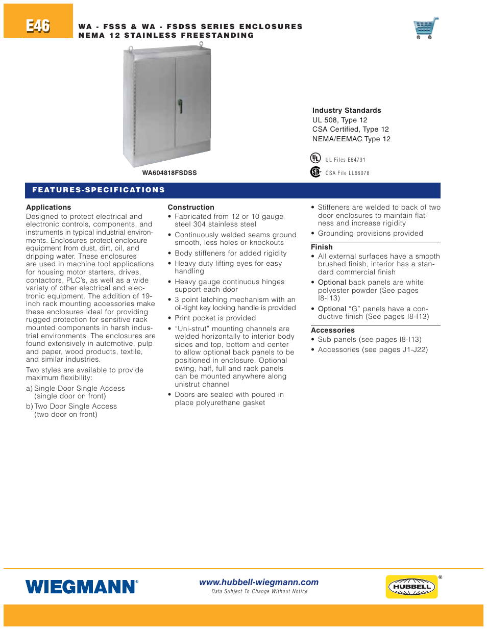 Wiegmann Non-Metallic Series User Manual | Page 46 / 80