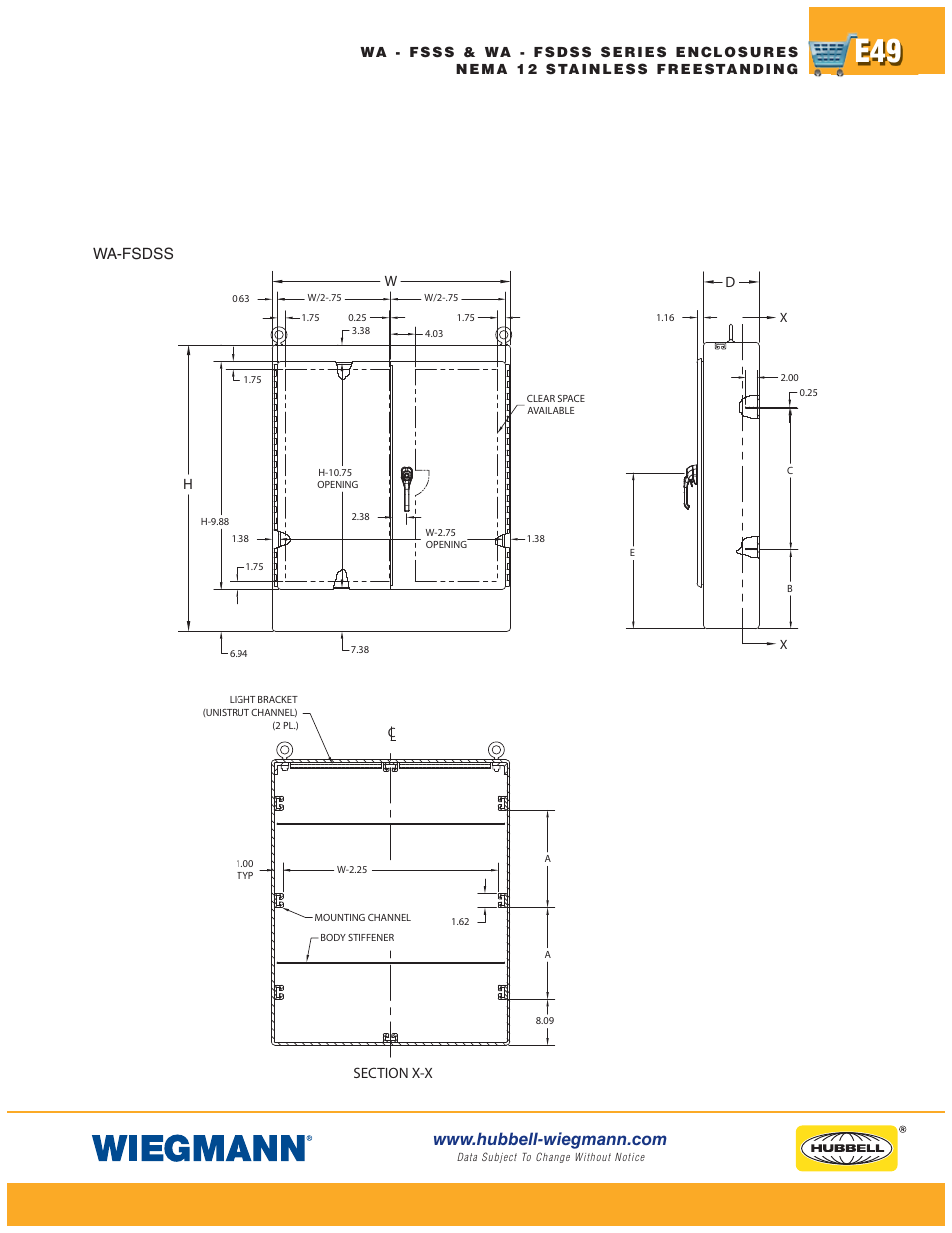 Wa-fsdss | Wiegmann Non-Metallic Series User Manual | Page 49 / 80