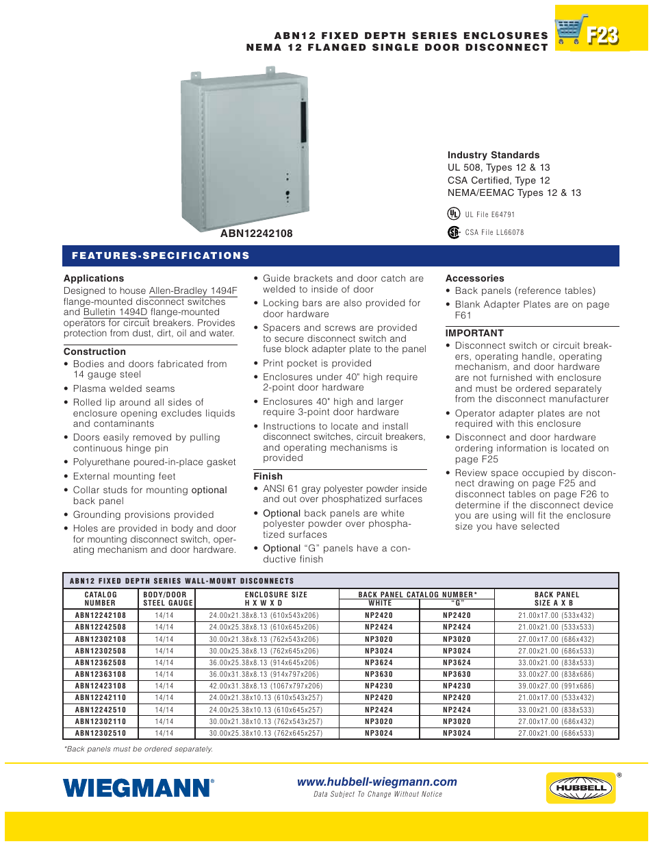 Wiegmann WAX-MSSN4 Series User Manual | Page 23 / 62