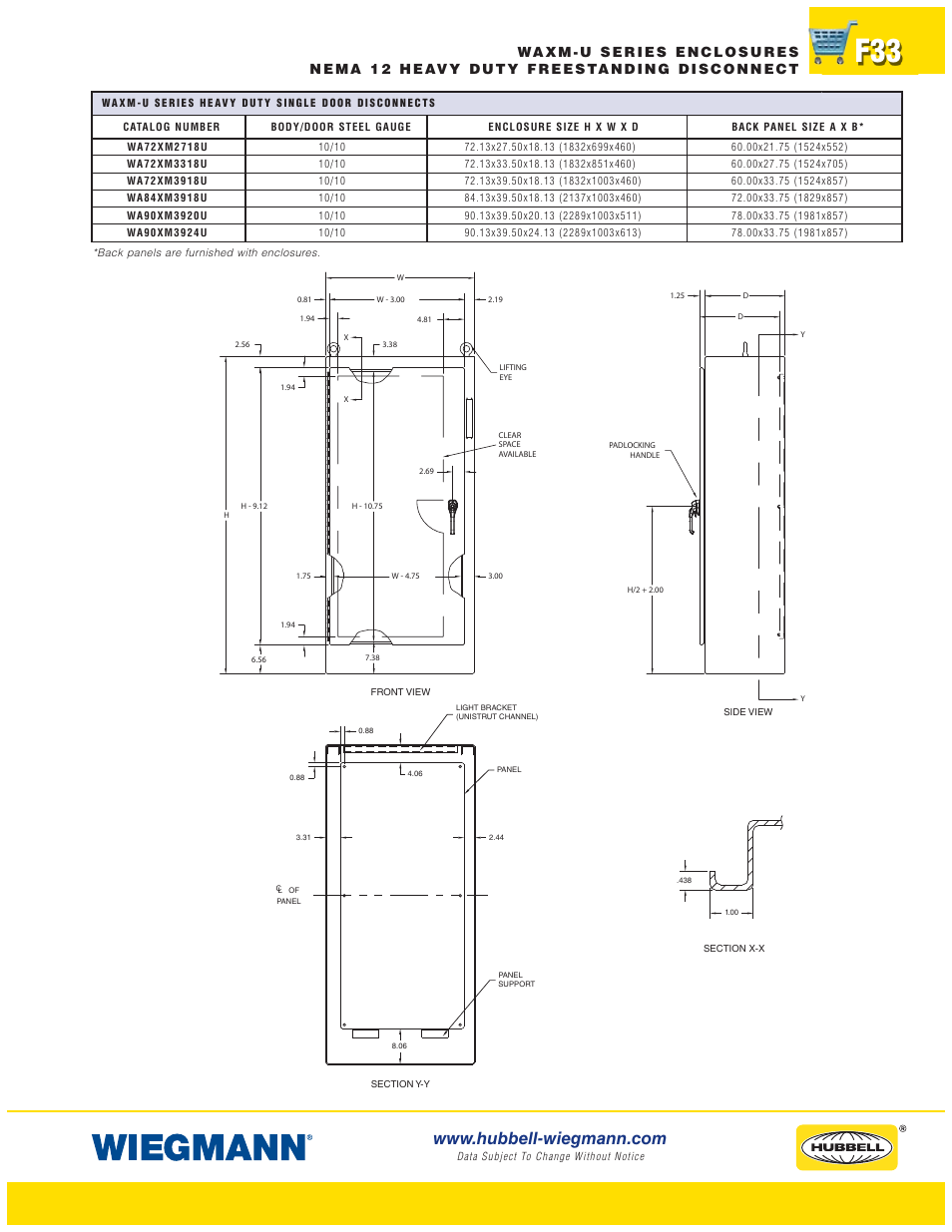 Wiegmann WAX-MSSN4 Series User Manual | Page 33 / 62
