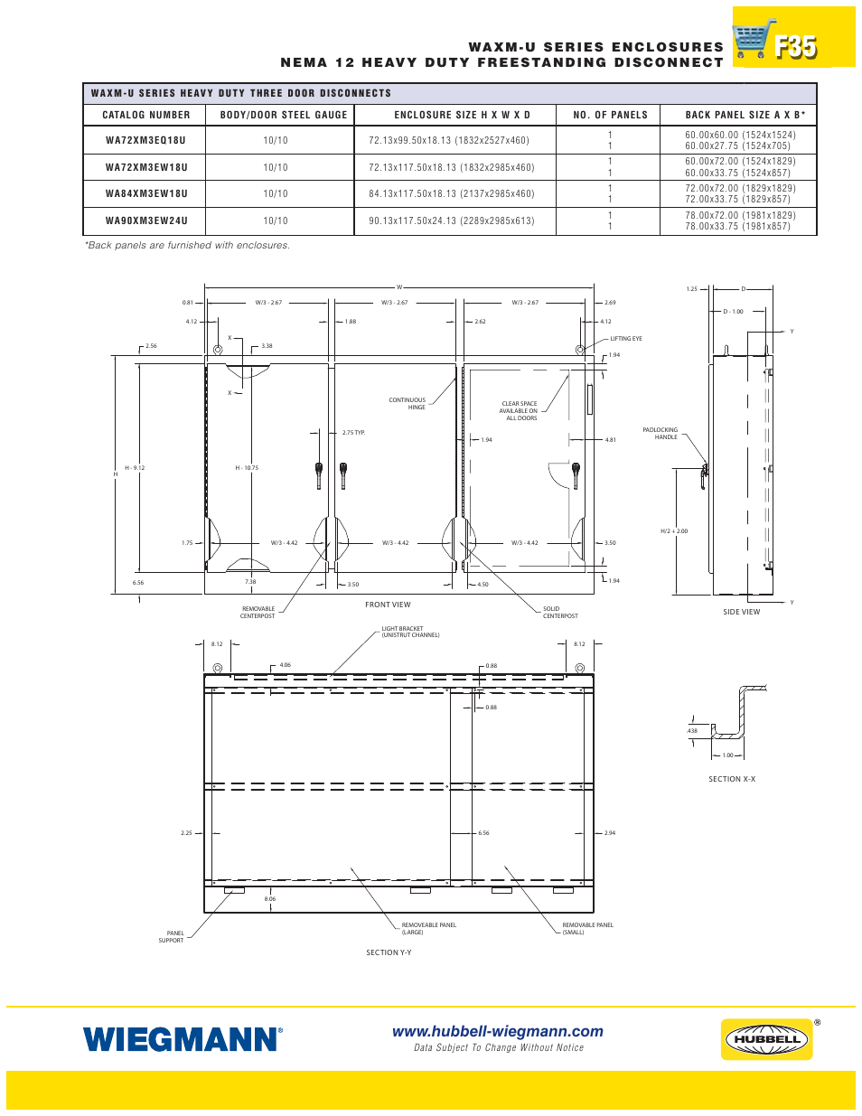 Wiegmann WAX-MSSN4 Series User Manual | Page 35 / 62