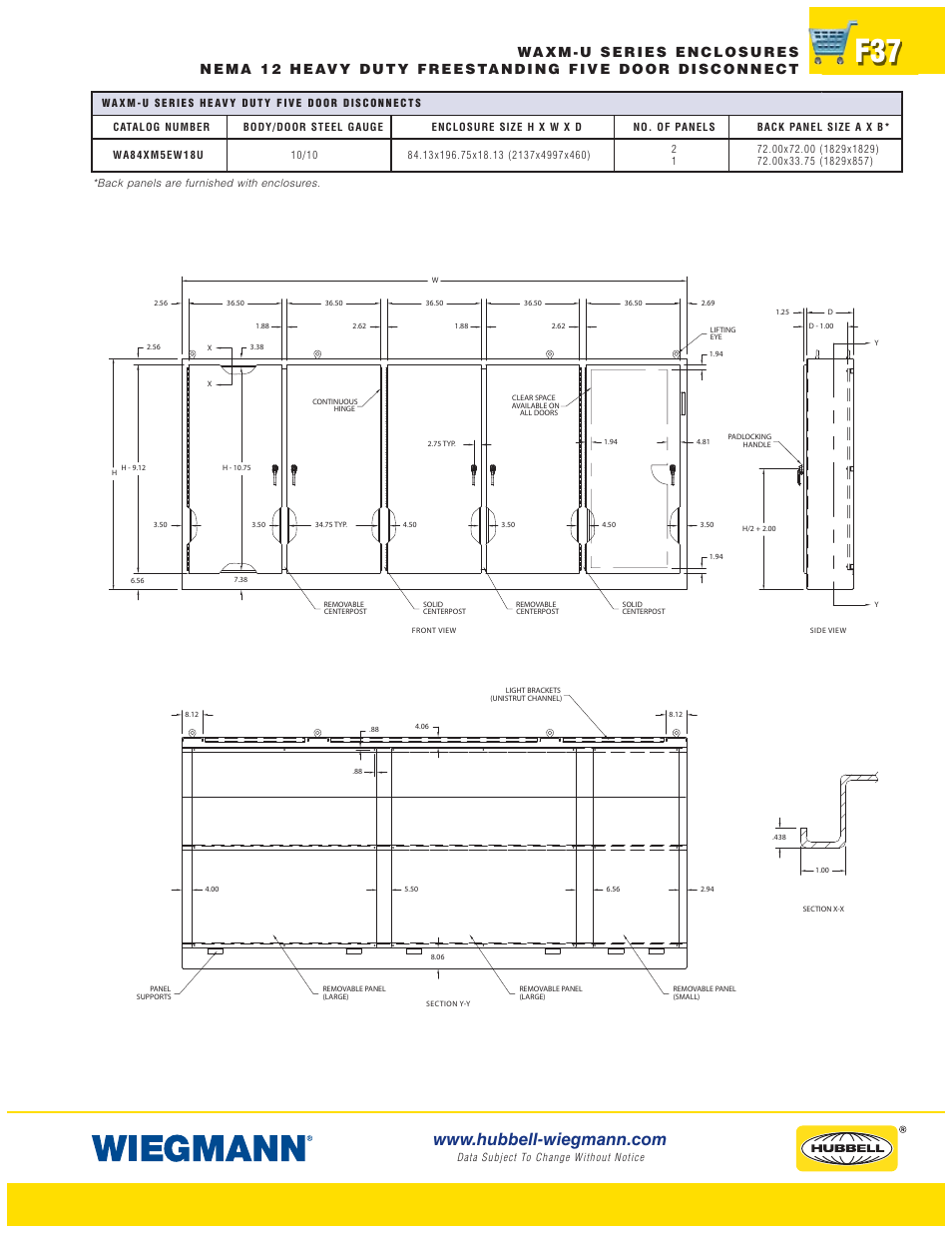 Wiegmann WAX-MSSN4 Series User Manual | Page 37 / 62