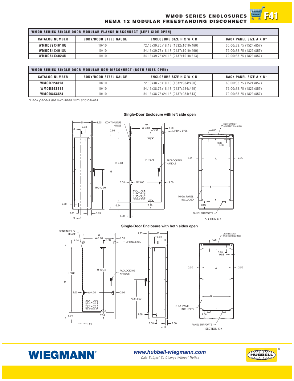 Wiegmann WAX-MSSN4 Series User Manual | Page 41 / 62
