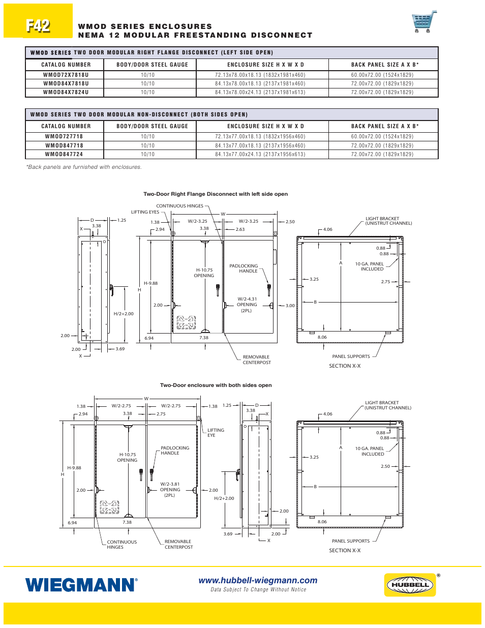 Wiegmann WAX-MSSN4 Series User Manual | Page 42 / 62