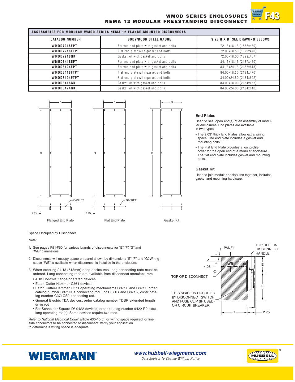Wiegmann WAX-MSSN4 Series User Manual | Page 43 / 62