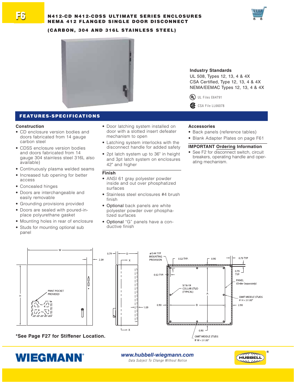 Wiegmann WAX-MSSN4 Series User Manual | Page 6 / 62