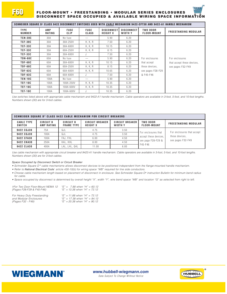 Wiegmann WAX-MSSN4 Series User Manual | Page 60 / 62