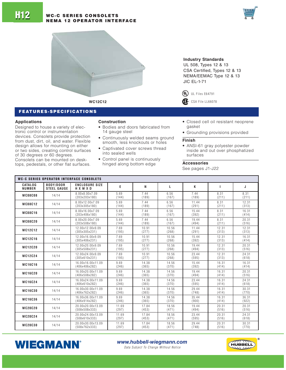 Wiegmann PBYX Series User Manual | Page 12 / 28