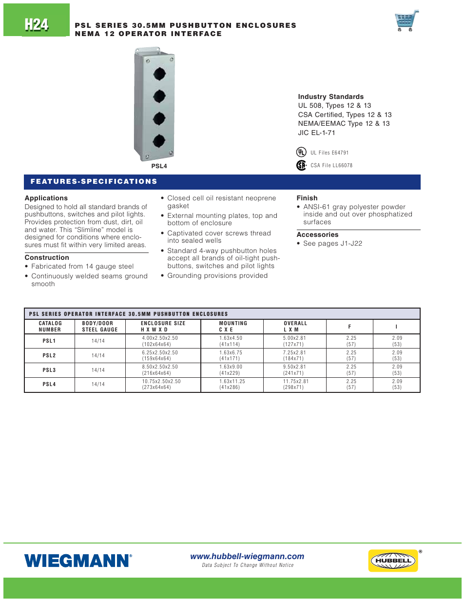 Wiegmann PBYX Series User Manual | Page 24 / 28