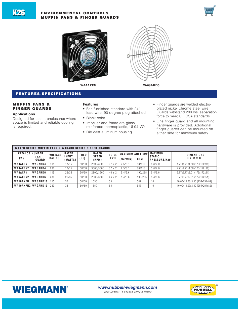 Wiegmann WPG Series User Manual | Page 26 / 44