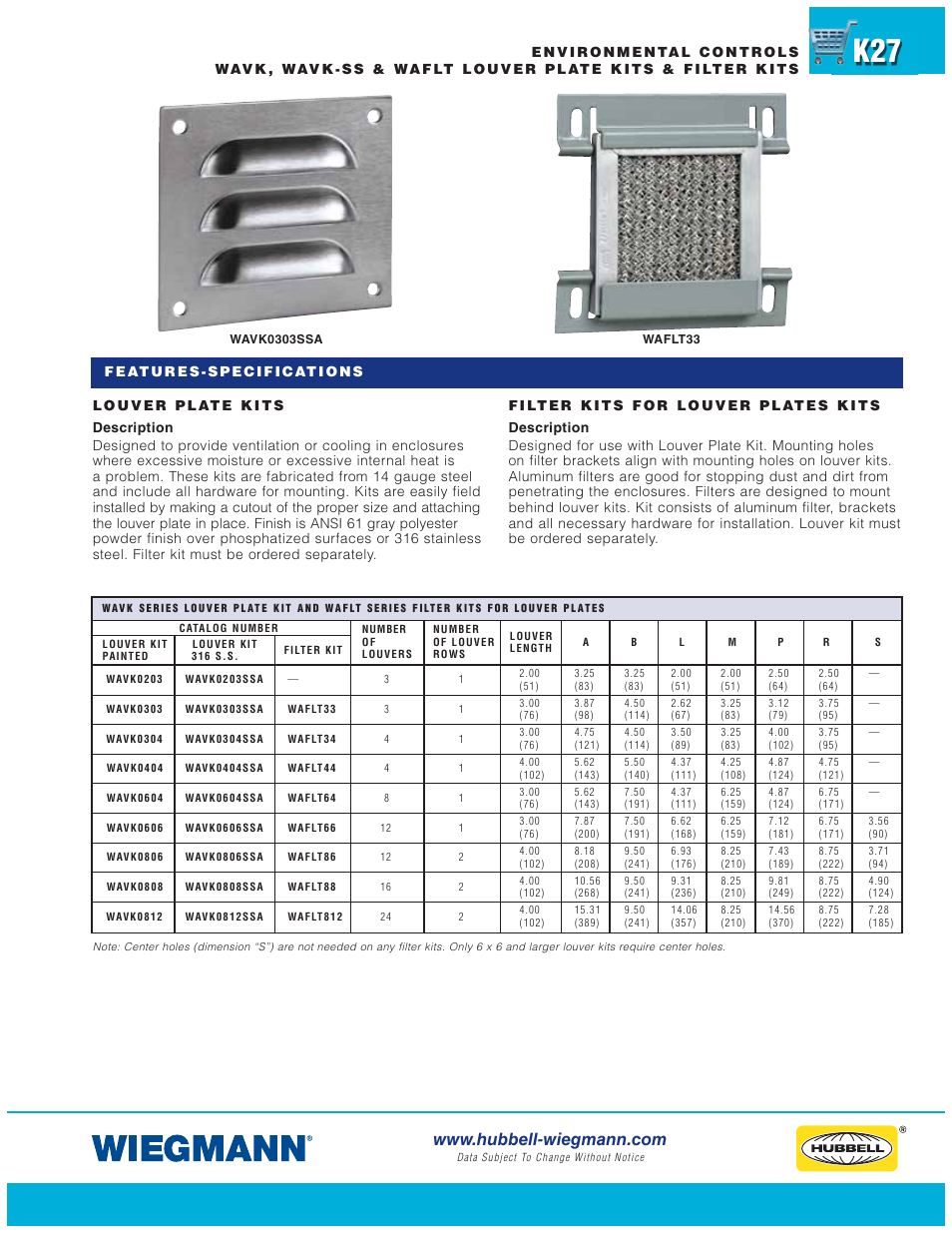 Wiegmann WPG Series User Manual | Page 27 / 44