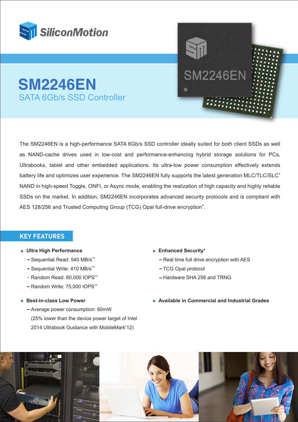 Silicon Motion SM2246EN User Manual | 2 pages