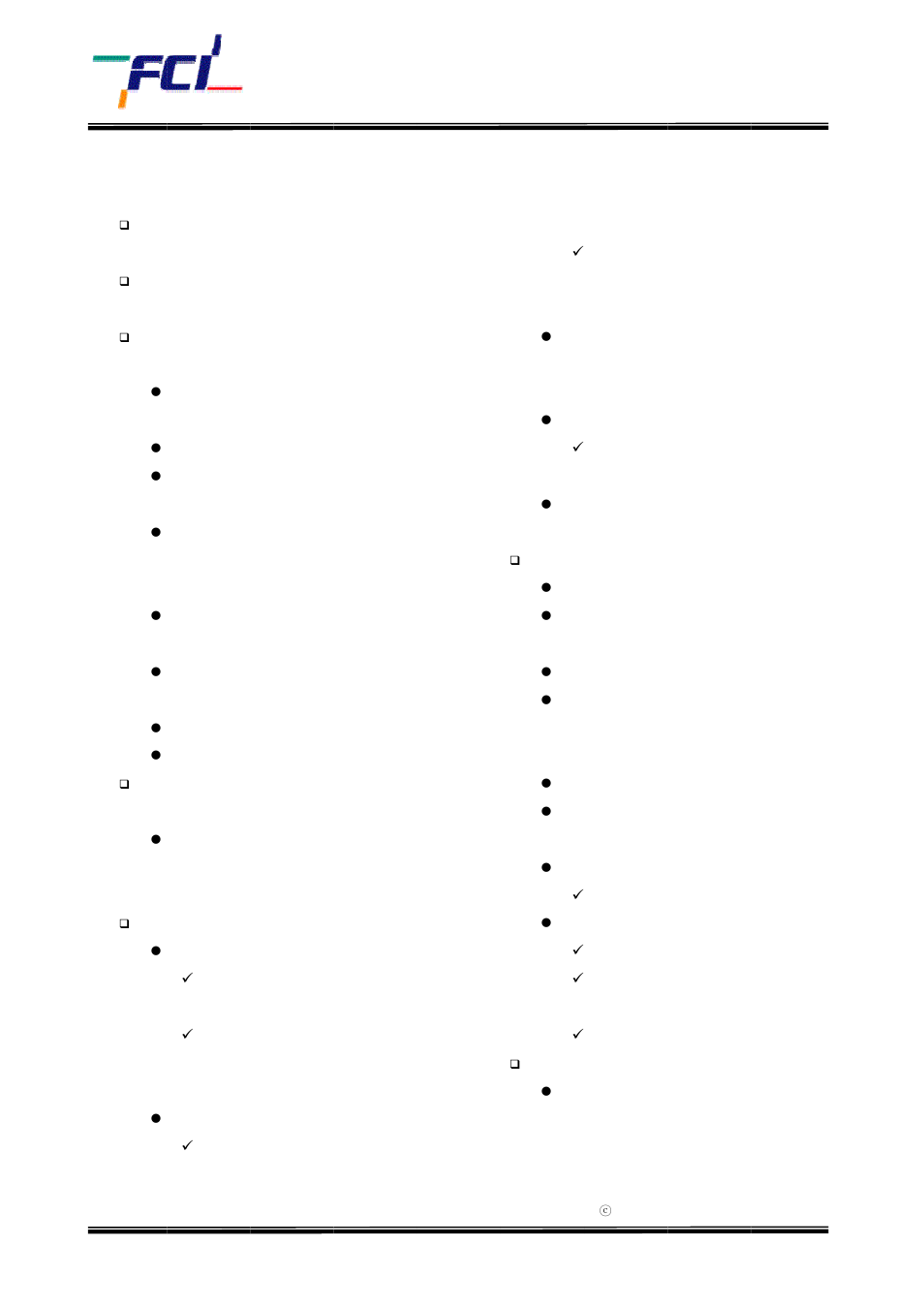 C8053, Feat, Tures | Silicon Motion FC8053 User Manual | Page 6 / 8