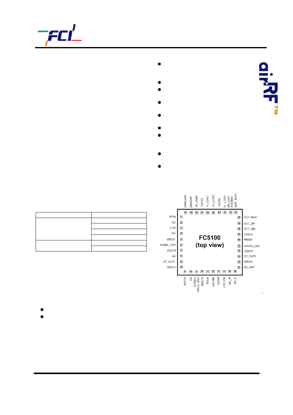 Silicon Motion FC5100 User Manual | 1 page