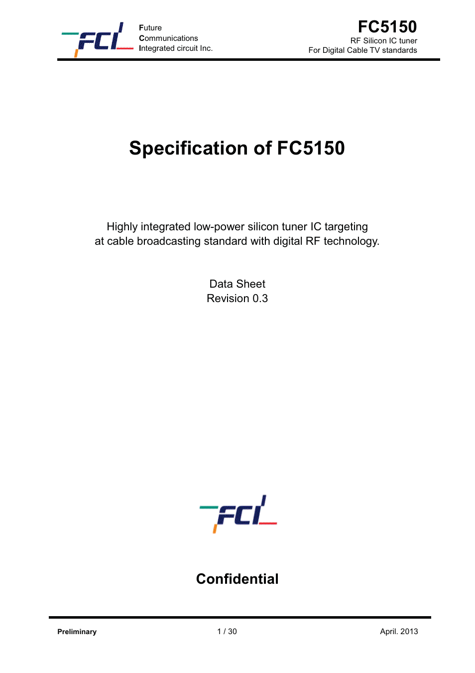 Silicon Motion FC5150 User Manual | 5 pages