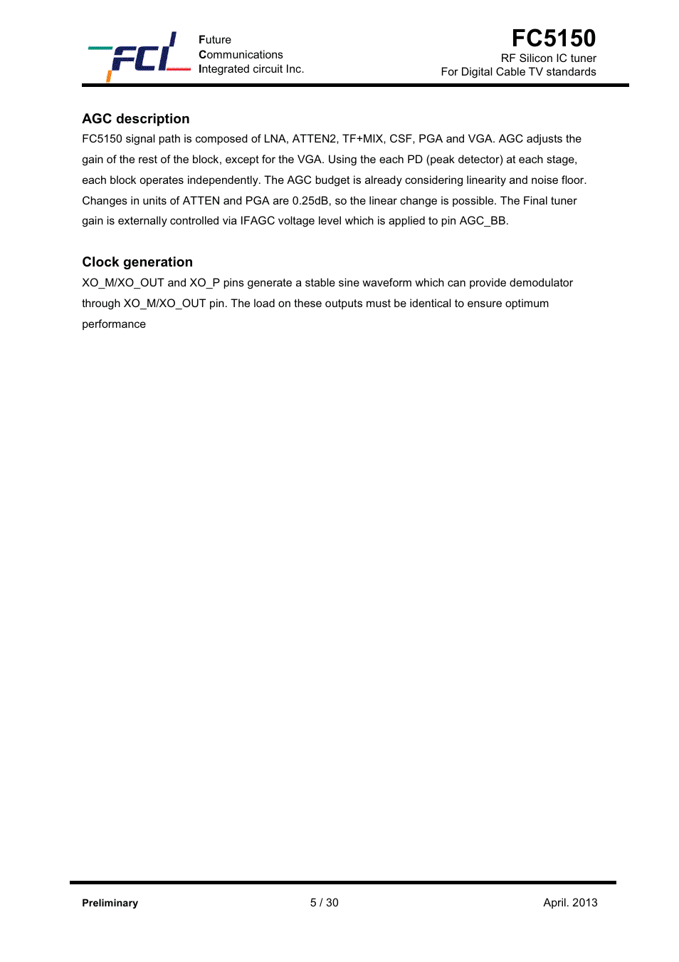 Fc5150 | Silicon Motion FC5150 User Manual | Page 5 / 5