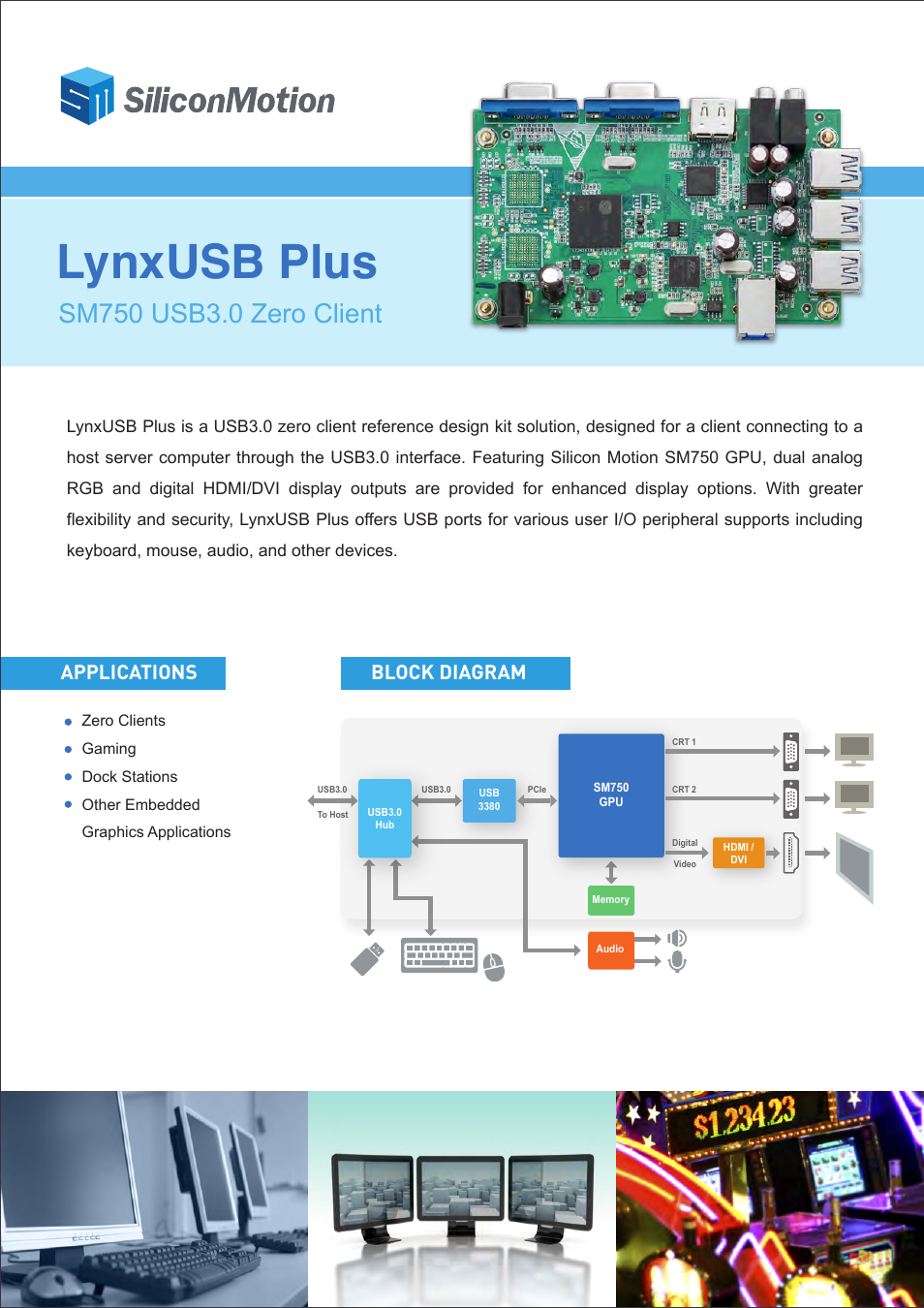Silicon Motion LynxUSB Plus User Manual | 2 pages
