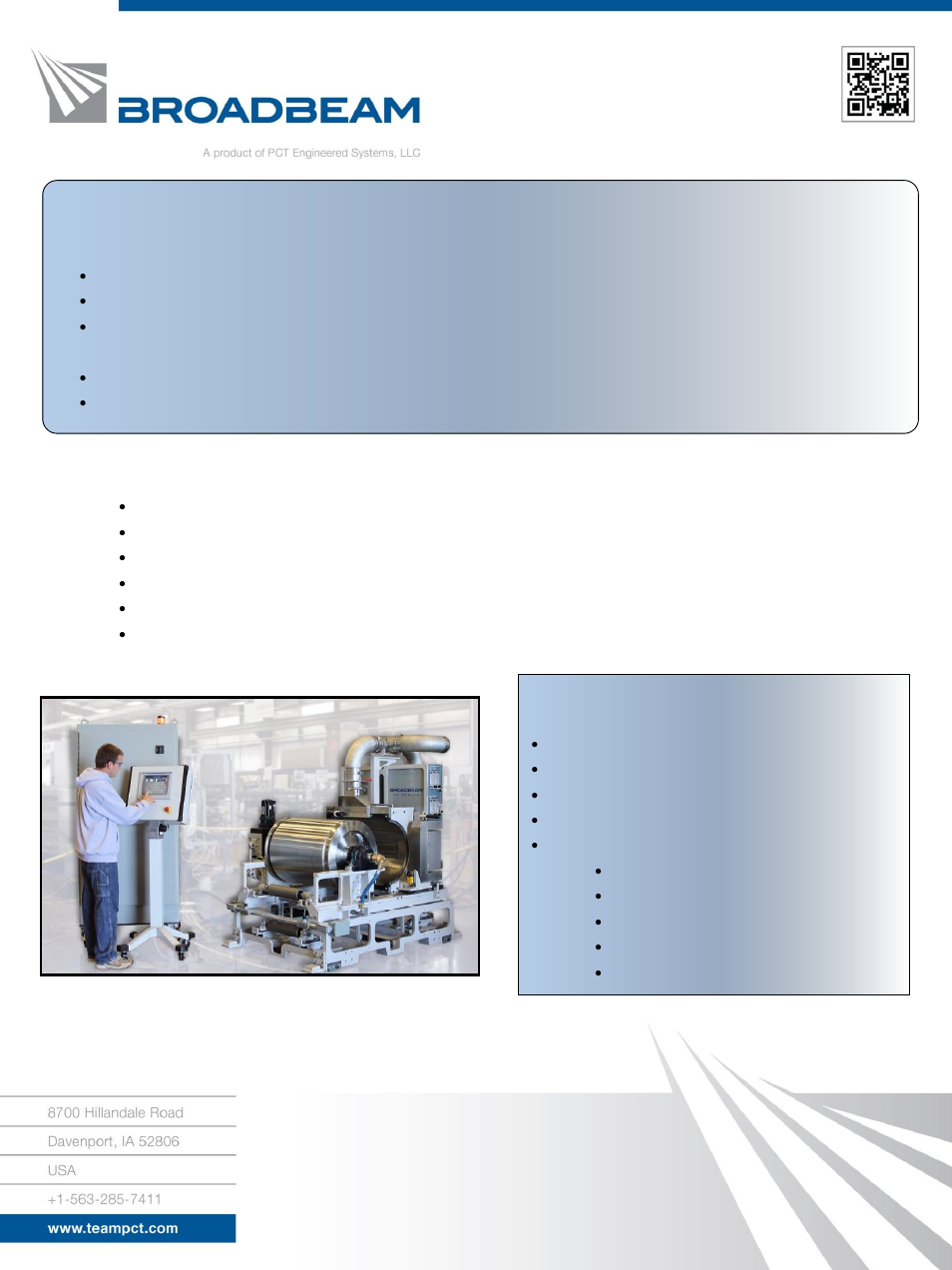 PCT Engineered EB Technology for Narrow Web Systems User Manual | Page 2 / 2