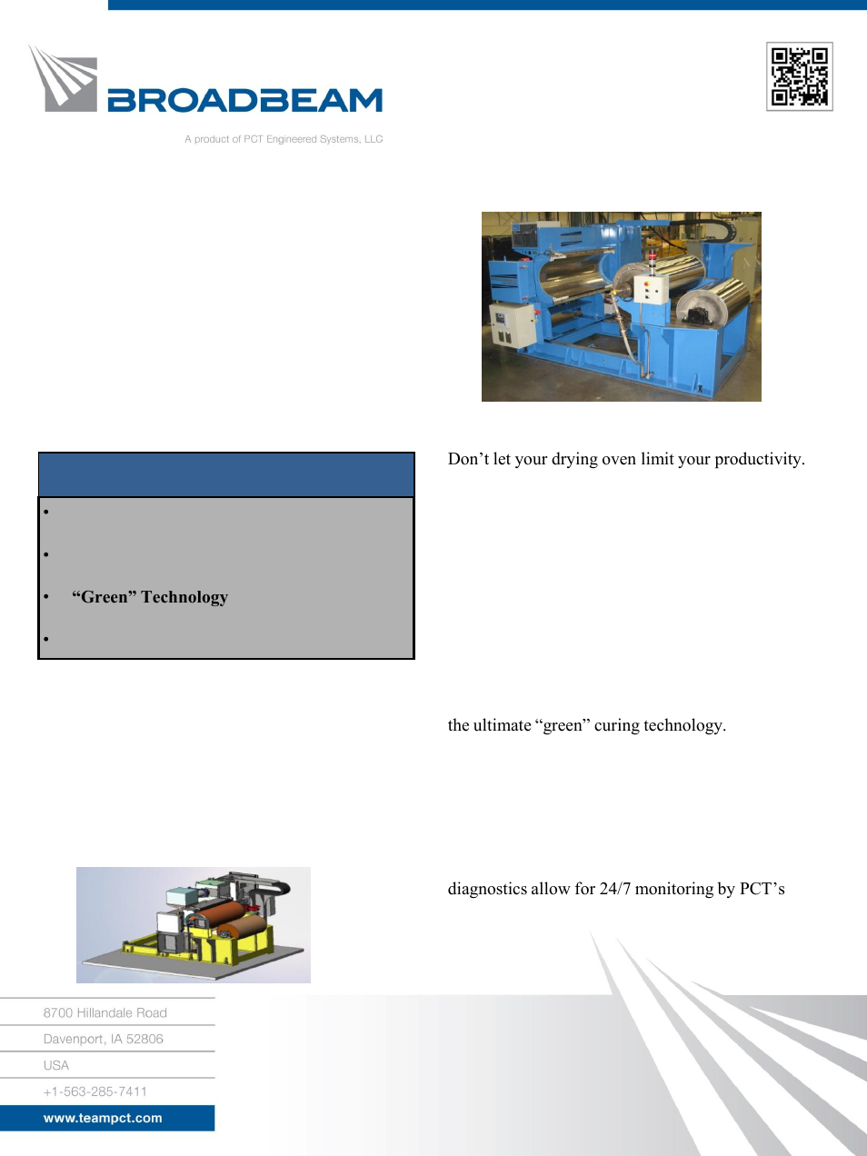 PCT Engineered EB System for Coil Coating User Manual | 2 pages