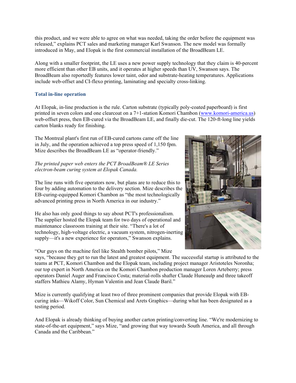 PCT Engineered EB-curing technology User Manual | Page 2 / 3