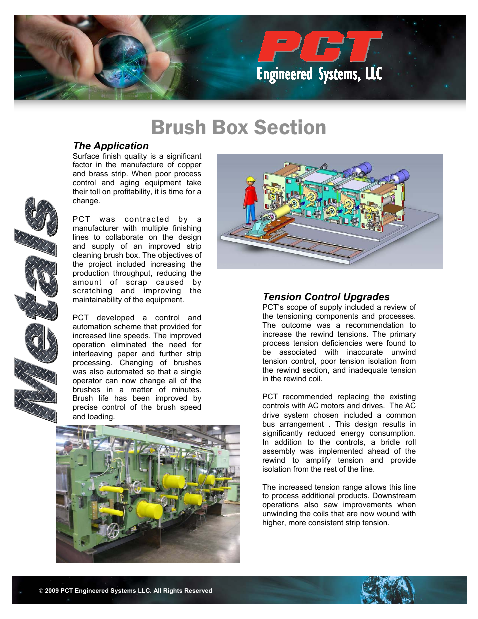 PCT Engineered Brush Box Section User Manual | 2 pages