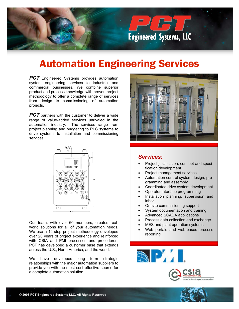 PCT Engineered Automation Engineering Services User Manual | 2 pages