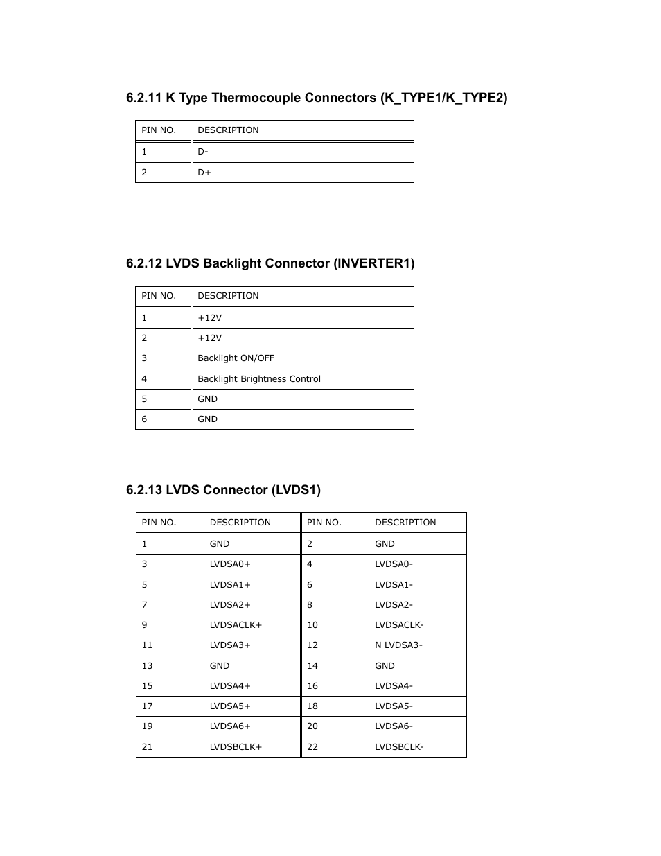 12 lvds backlight connector (inverter1), 13 lvds connector (lvds1) | Maple Systems PC419C User Manual | Page 115 / 133