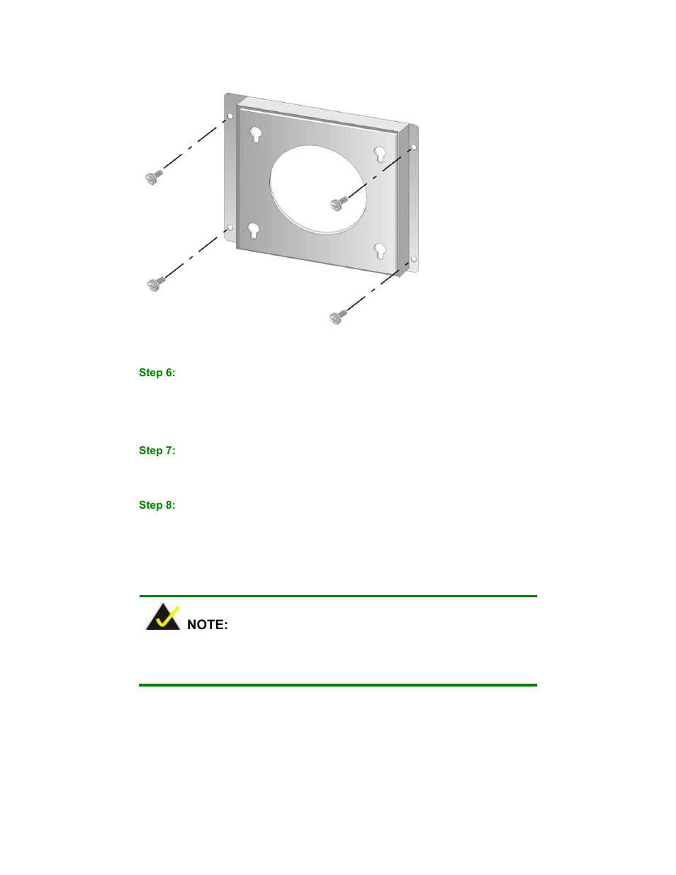 Figure 3-11: wall-mounting bracket | Maple Systems PC419C User Manual | Page 44 / 133