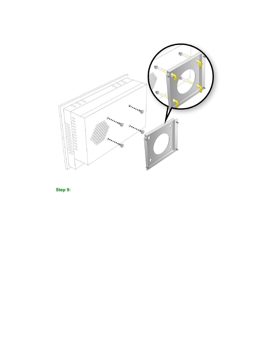 Figure 3-12: mount the chassis | Maple Systems PC419C User Manual | Page 45 / 133